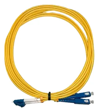 PATCH CORD FIBRA OPTICA MONOMODO SM G.652D DUPLEX SC-PC A LC-PC 3M