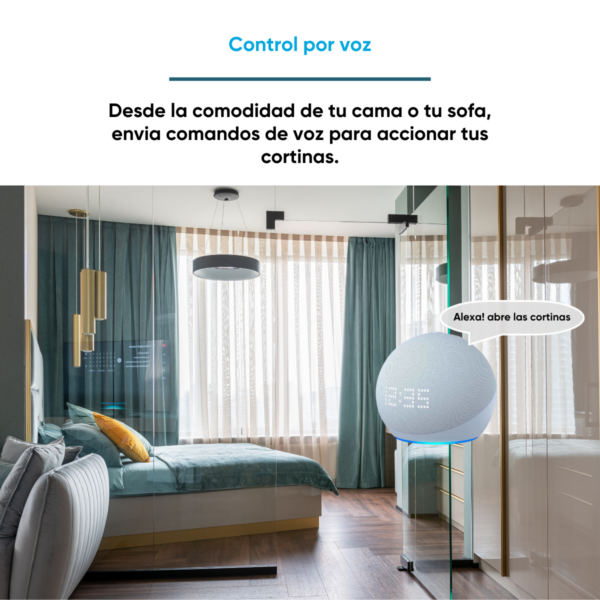 Motor para Cortinas automatico 1 Pieza BE-MC01 con APP - Image 3